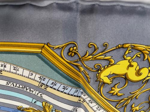 HERMES（エルメス）HERMES (エルメス) スカーフ グレーの古着・服飾アイテム
