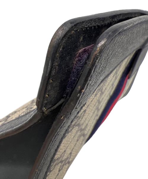 GUCCI（グッチ）GUCCI (グッチ) クラッチバッグ ネイビーの古着・服飾アイテム