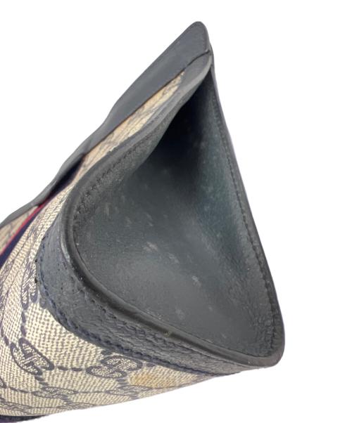 GUCCI（グッチ）GUCCI (グッチ) クラッチバッグ ネイビーの古着・服飾アイテム