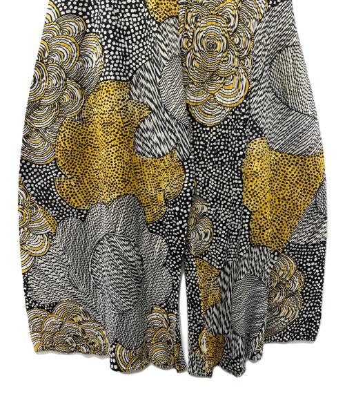 PLEATS PLEASE（プリーツプリーズ）PLEATS PLEASE (プリーツプリーズ) MASSパンツ グレー×イエロー サイズ:3の古着・服飾アイテム