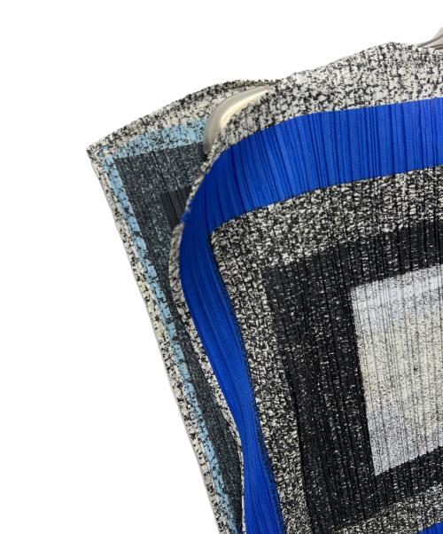 PLEATS PLEASE（プリーツプリーズ）PLEATS PLEASE (プリーツプリーズ) ノースリーブブラウス グレー×ブルー サイズ:3の古着・服飾アイテム