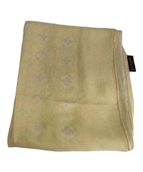 LOUIS VUITTON（ルイ ヴィトン）LOUIS VUITTON (ルイ ヴィトン) シルクスカーフ ベージュの古着・服飾アイテム