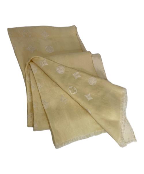 LOUIS VUITTON（ルイ ヴィトン）LOUIS VUITTON (ルイ ヴィトン) シルクスカーフ ベージュの古着・服飾アイテム