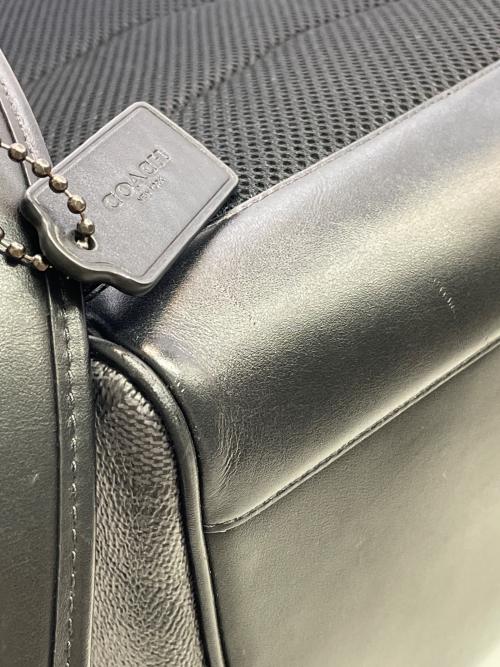 COACH（コーチ）COACH (オールドコーチ) チャーター バックパック・シグネチャー キャンバス ブラック×グレーの古着・服飾アイテム