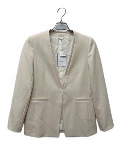 中古・古着通販】IENA (イエナ) ノーカラーツイードジャケット