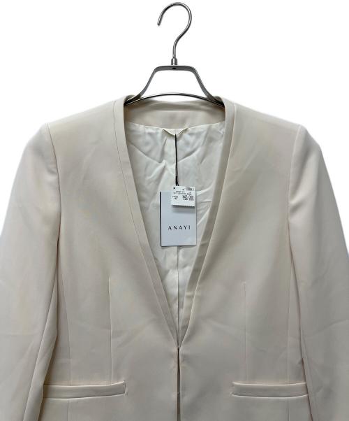 ANAYI（アナイ）ANAYI (アナイ) ジップブルゾン ベージュ サイズ:38の古着・服飾アイテム