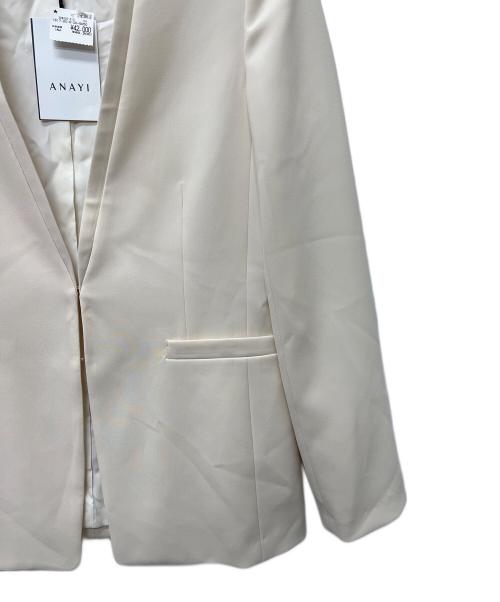 ANAYI（アナイ）ANAYI (アナイ) ジップブルゾン ベージュ サイズ:38の古着・服飾アイテム