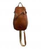 Herzヘルツ）の古着「レザーショルダーバッグ」｜ブラウン