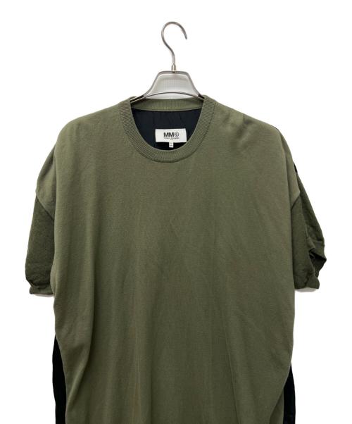 MM6 Maison Margiela（エムエムシックスメゾンマルジェラ）MM6 Maison Margiela (エムエムシックスメゾンマルジェラ) 切替ワンピース オリーブ サイズ:Sの古着・服飾アイテム