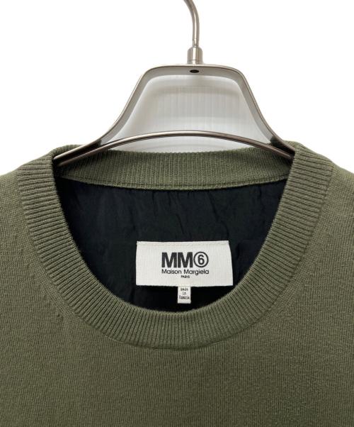MM6 Maison Margiela（エムエムシックスメゾンマルジェラ）MM6 Maison Margiela (エムエムシックスメゾンマルジェラ) 切替ワンピース オリーブ サイズ:Sの古着・服飾アイテム