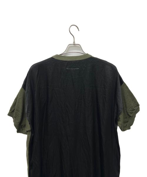 MM6 Maison Margiela（エムエムシックスメゾンマルジェラ）MM6 Maison Margiela (エムエムシックスメゾンマルジェラ) 切替ワンピース オリーブ サイズ:Sの古着・服飾アイテム