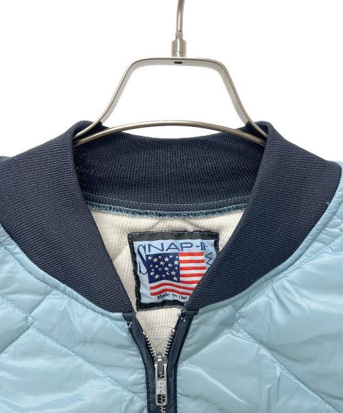 Snap'n'Wear（スナップンウェア）Snap'n'Wear (スナップンウェア) キルティングジャケット スカイブルー サイズ:記載なしの古着・服飾アイテム