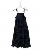 CAROLINA GLASERカロリナ グレイサー）の古着「キャミソールワンピース」｜ブラック