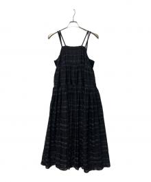 CAROLINA GLASER（カロリナ グレイサー）の古着「キャミソールワンピース」｜ブラック