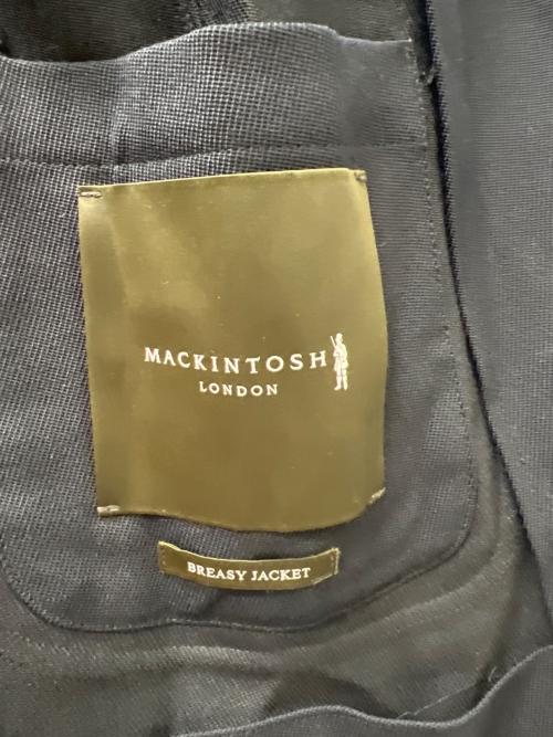 MACKINTOSH LONDON（マッキントッシュ ロンドン）MACKINTOSH LONDON (マッキントッシュ ロンドン) テーラードジャケット ブラック サイズ:４０の古着・服飾アイテム