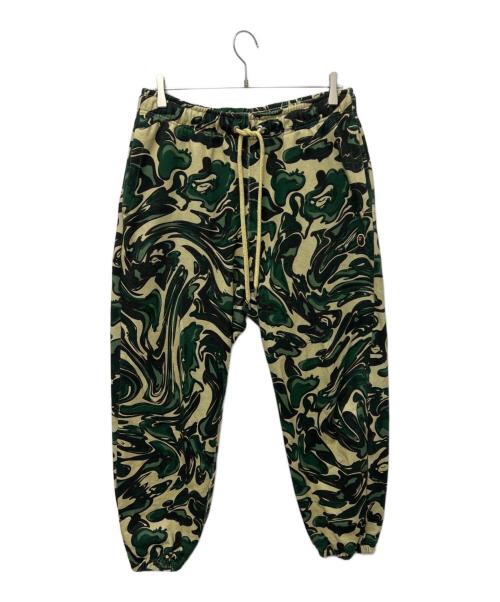 A BATHING APE（ア ベイシング エイプ）A BATHING APE (ア ベイシング エイプ) スウェットパンツ オリーブ サイズ:Ｌの古着・服飾アイテム