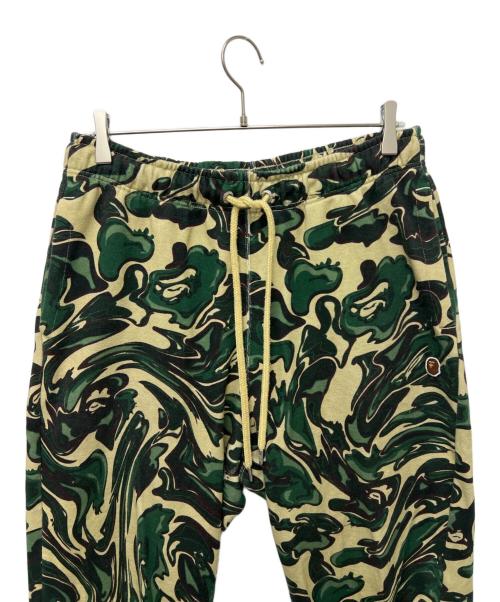 A BATHING APE（ア ベイシング エイプ）A BATHING APE (ア ベイシング エイプ) スウェットパンツ オリーブ サイズ:Ｌの古着・服飾アイテム
