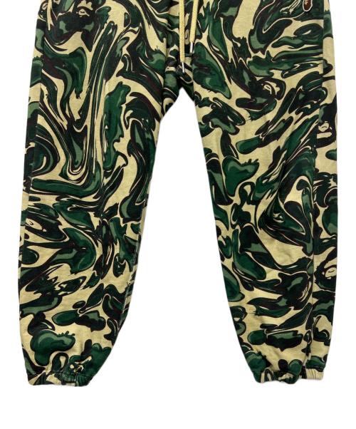 A BATHING APE（ア ベイシング エイプ）A BATHING APE (ア ベイシング エイプ) スウェットパンツ オリーブ サイズ:Ｌの古着・服飾アイテム