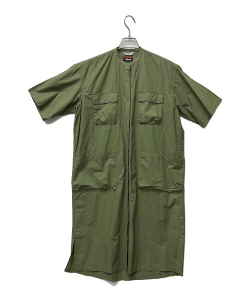 NANGA（ナンガ）NANGA (ナンガ) シャツワンピース オリーブ サイズ:Sの古着・服飾アイテム