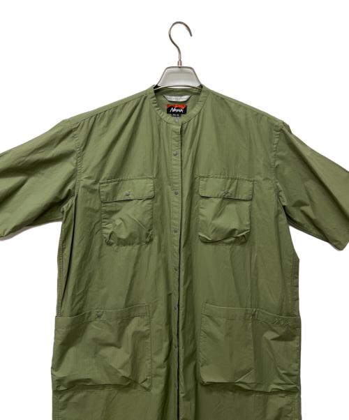 NANGA（ナンガ）NANGA (ナンガ) シャツワンピース オリーブ サイズ:Sの古着・服飾アイテム