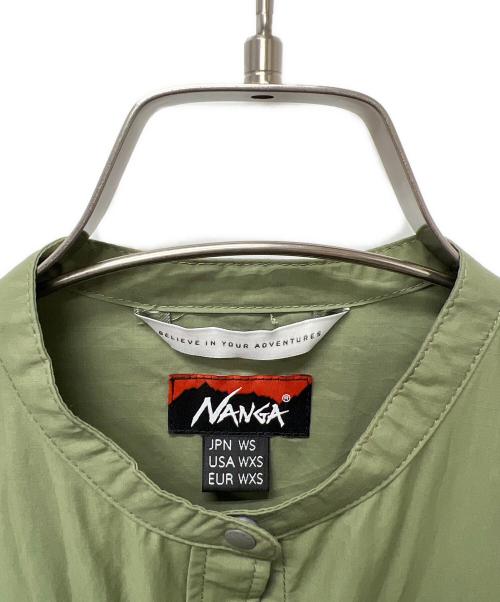 NANGA（ナンガ）NANGA (ナンガ) シャツワンピース オリーブ サイズ:Sの古着・服飾アイテム