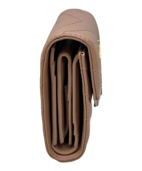 Saint Laurent Paris（サンローランパリ）Saint Laurent Paris (サンローランパリ) モノグラムマルチフォールドウォレット ピンクの古着・服飾アイテム