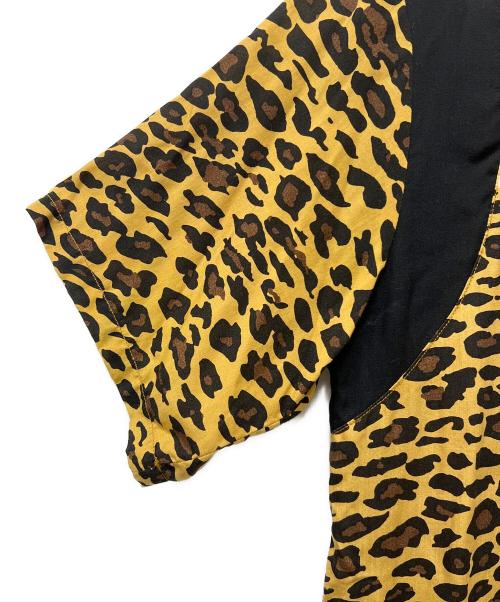 JohnUNDERCOVER（ジョンアンダーカバー）JohnUNDERCOVER (ジョンアンダーカバー) 半袖シャツ ブラック×ブラウン サイズ:3の古着・服飾アイテム