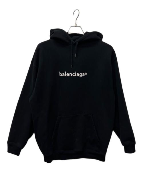 BALENCIAGA（バレンシアガ）BALENCIAGA (バレンシアガ) プルオーバーパーカー ブラック サイズ:Sの古着・服飾アイテム