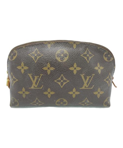 LOUIS VUITTON（ルイ ヴィトン）LOUIS VUITTON (ルイ ヴィトン) コスメポーチ ブラウンの古着・服飾アイテム