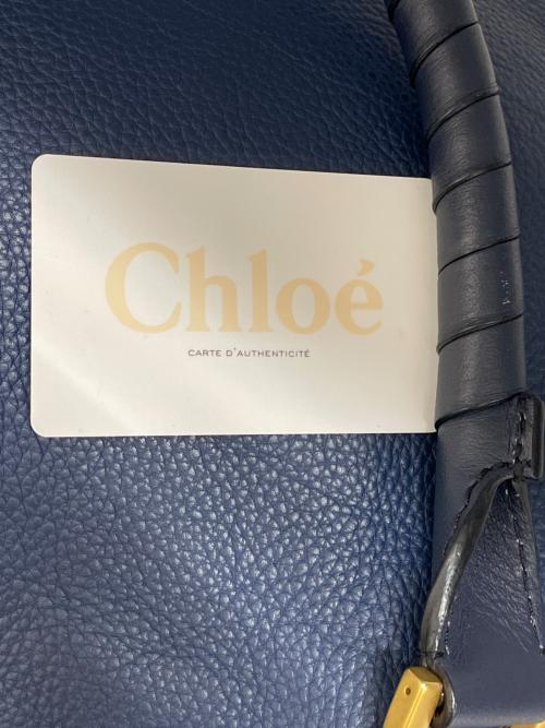 Chloe（クロエ）Chloe (クロエ) 2WAYバッグ ネイビーの古着・服飾アイテム