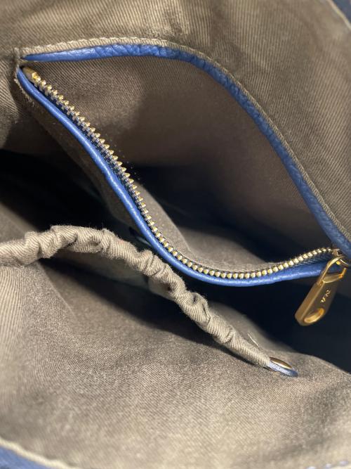 Chloe（クロエ）Chloe (クロエ) 2WAYバッグ ネイビーの古着・服飾アイテム