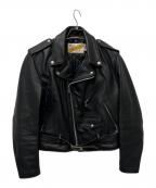 perfecto schottパーフェクト ショット）の古着「ライダースジャケット」｜ブラック