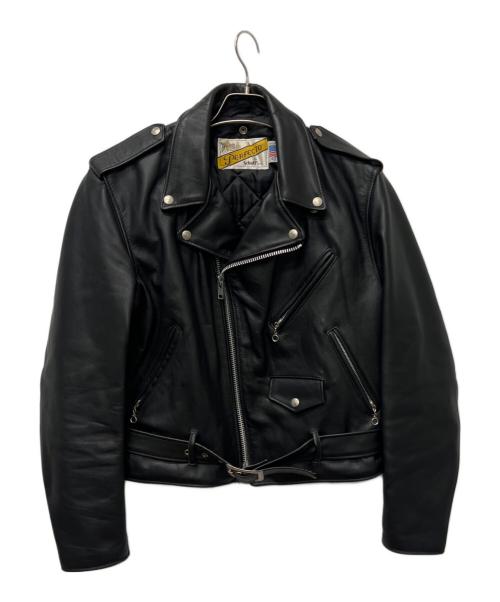 perfecto schott（パーフェクト ショット）perfecto schott (パーフェクト ショット) ライダースジャケット ブラック サイズ:42の古着・服飾アイテム