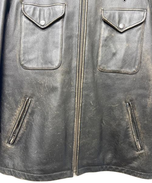 OLD GAP（オールドギャップ）OLD GAP (オールドギャップ) レザージャケット ブラック サイズ:Lの古着・服飾アイテム