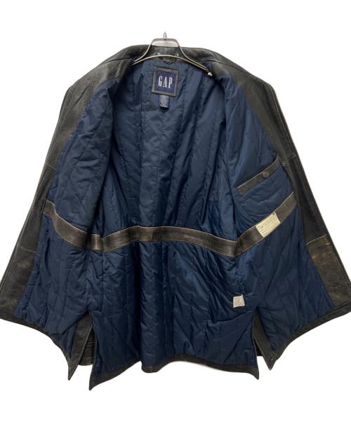 OLD GAP（オールドギャップ）OLD GAP (オールドギャップ) レザージャケット ブラック サイズ:Lの古着・服飾アイテム