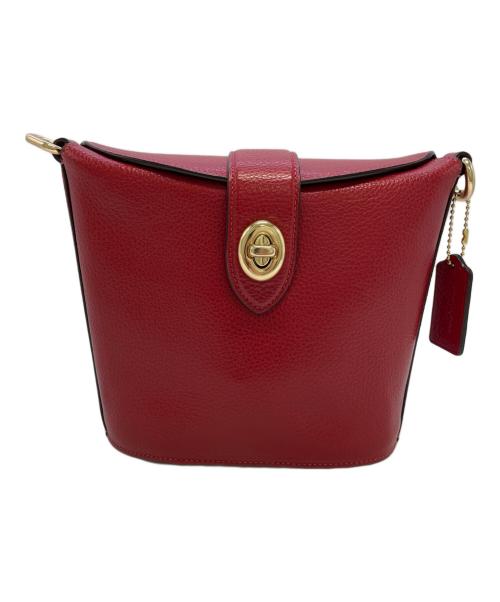 COACH（コーチ）COACH (コーチ) ショルダーバッグ レッドの古着・服飾アイテム