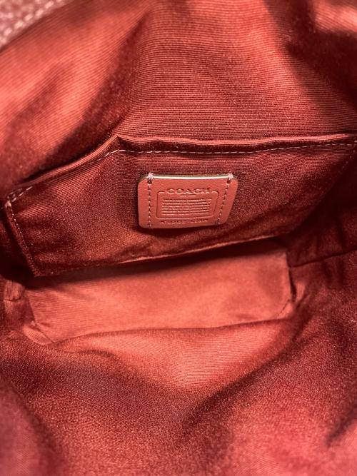 COACH（コーチ）COACH (コーチ) ショルダーバッグ レッドの古着・服飾アイテム