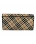 BURBERRY (バーバリー) 長財布 ベージュ×ブラック：10000円