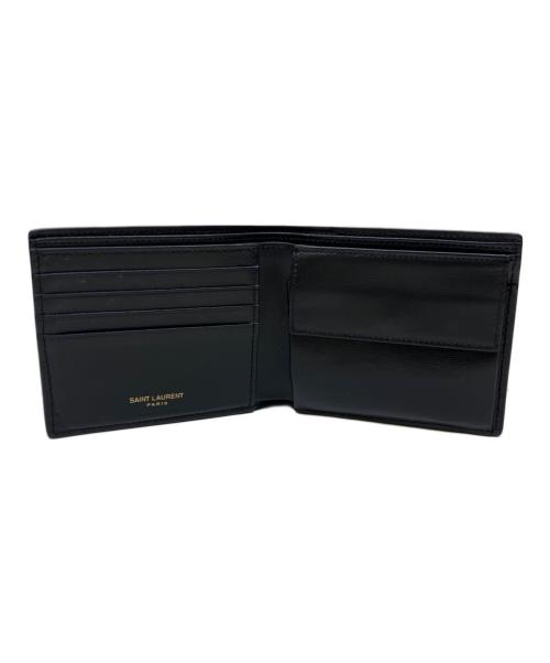 Yves Saint Laurent（イヴサンローラン）Yves Saint Laurent (イヴサンローラン) 2つ折り財布 ブラックの古着・服飾アイテム
