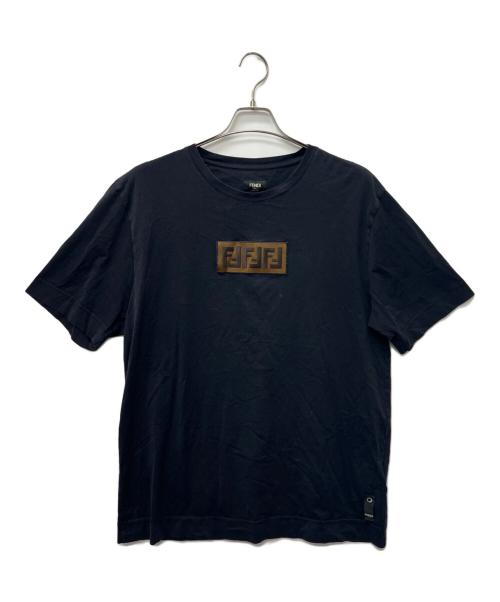 FENDI（フェンディ）FENDI (フェンディ) 半袖カットソー ブラック サイズ:Lの古着・服飾アイテム