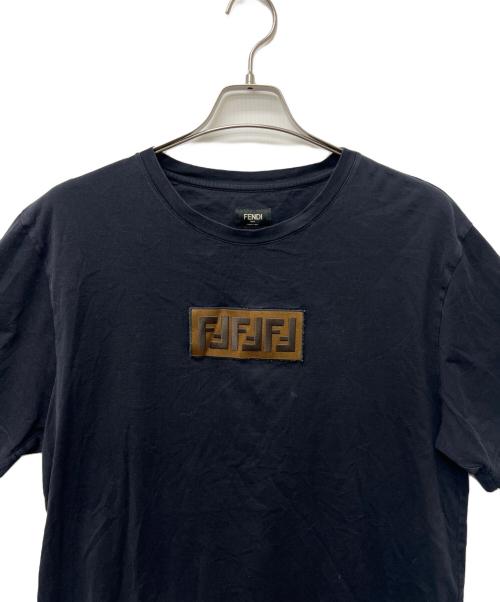 FENDI（フェンディ）FENDI (フェンディ) 半袖カットソー ブラック サイズ:Lの古着・服飾アイテム