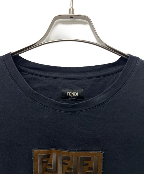 FENDI（フェンディ）FENDI (フェンディ) 半袖カットソー ブラック サイズ:Lの古着・服飾アイテム