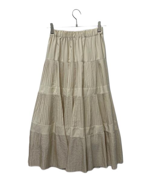 BEARDSLEY（ビアズリー）BEARDSLEY (ビアズリー) ロングスカート ベージュ サイズ:FREEの古着・服飾アイテム