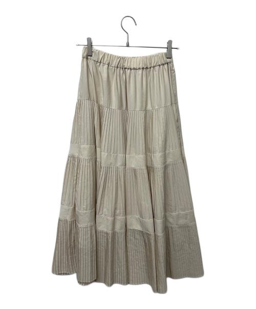 BEARDSLEY（ビアズリー）BEARDSLEY (ビアズリー) ロングスカート ベージュ サイズ:FREEの古着・服飾アイテム