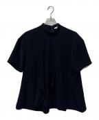 ENFOLDエンフォルド）の古着「SQUARE-HEM PULLOVER」｜ネイビー