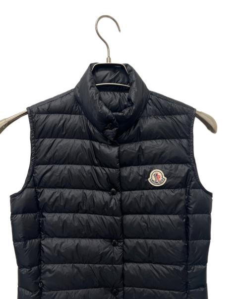 MONCLER（モンクレール）MONCLER (モンクレール) ダウンベスト ブラック サイズ:00の古着・服飾アイテム
