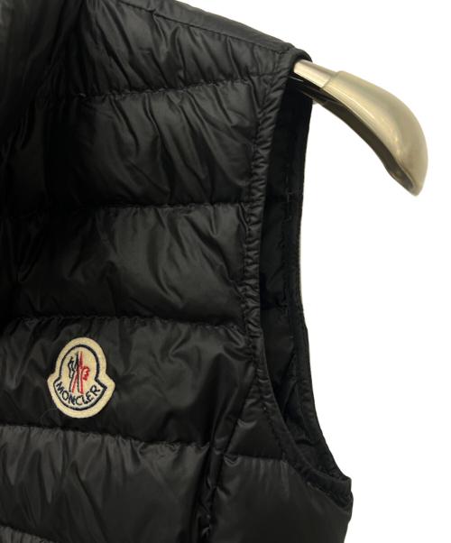 MONCLER（モンクレール）MONCLER (モンクレール) ダウンベスト ブラック サイズ:00の古着・服飾アイテム