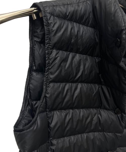 MONCLER（モンクレール）MONCLER (モンクレール) ダウンベスト ブラック サイズ:00の古着・服飾アイテム