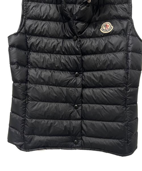 MONCLER（モンクレール）MONCLER (モンクレール) ダウンベスト ブラック サイズ:00の古着・服飾アイテム