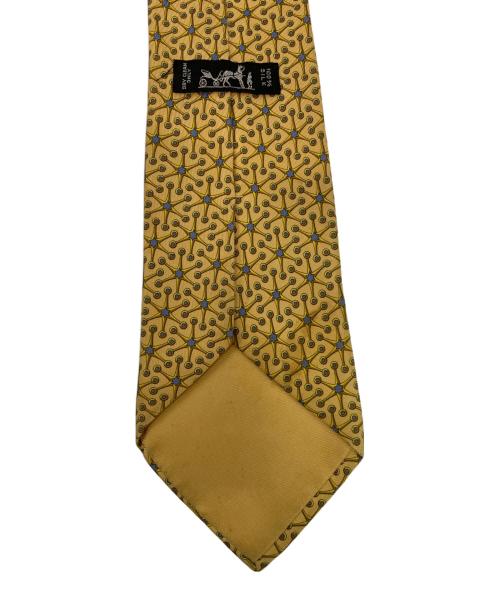 HERMES（エルメス）HERMES (エルメス) ネクタイ イエロー サイズ:-の古着・服飾アイテム